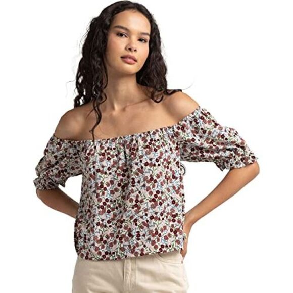 Volcom Flower Trip Crop Top - Picture 2 of 3